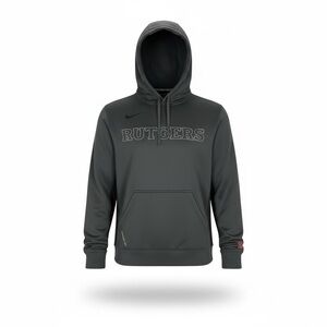 Nike Therma Fit Hoodie Rutgers Field Hockey. Grey Black Size S